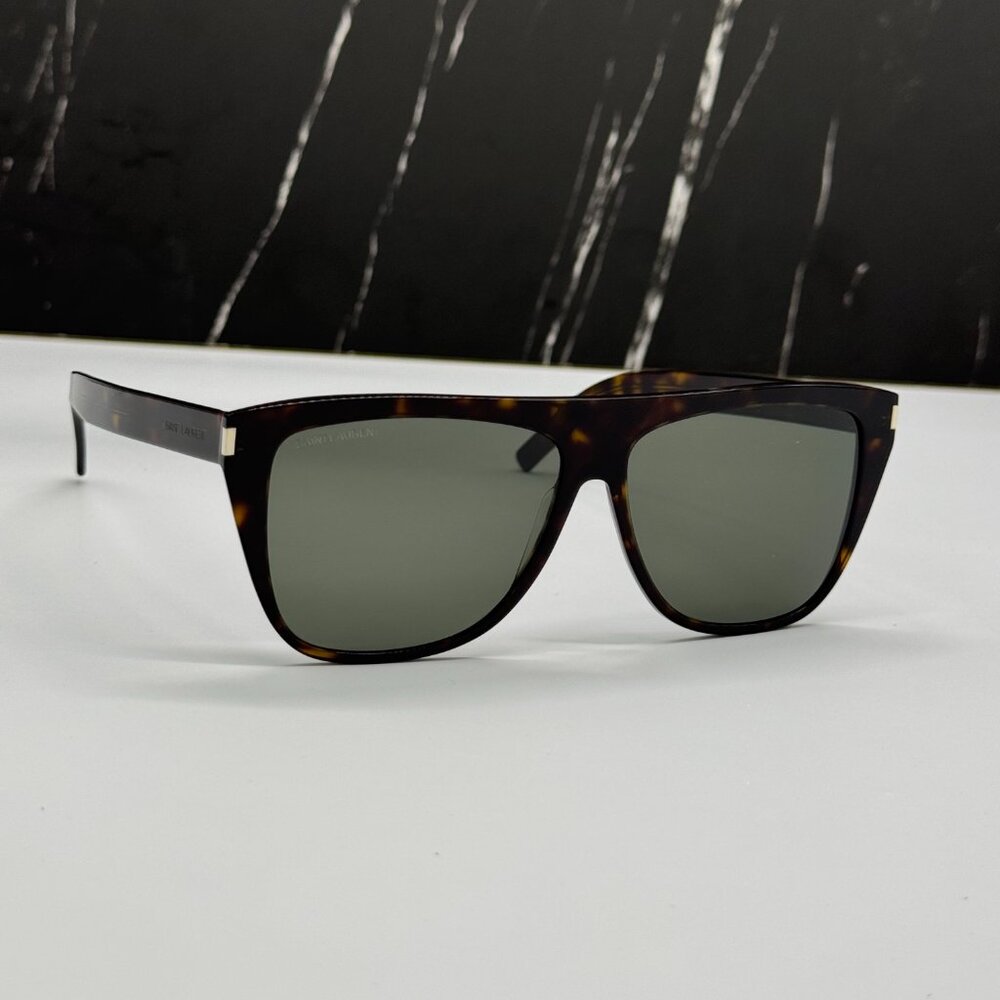 NEW SAINT LAURENT SL1 SLIM 002 UNISEX MASK SUNGLASSES SAINT LAURENT SL 1 SLIM - Picture 1 of 10
